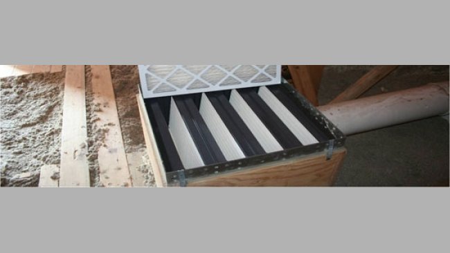 Filtros HEPA en ático