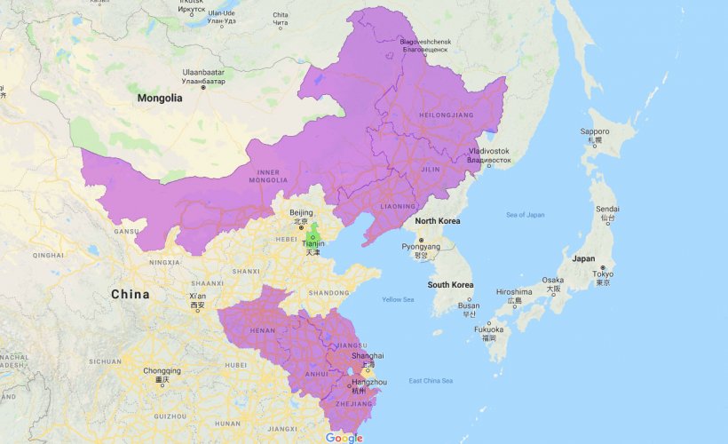 Nouveau foyer de PPA en Chine : Tianjin
