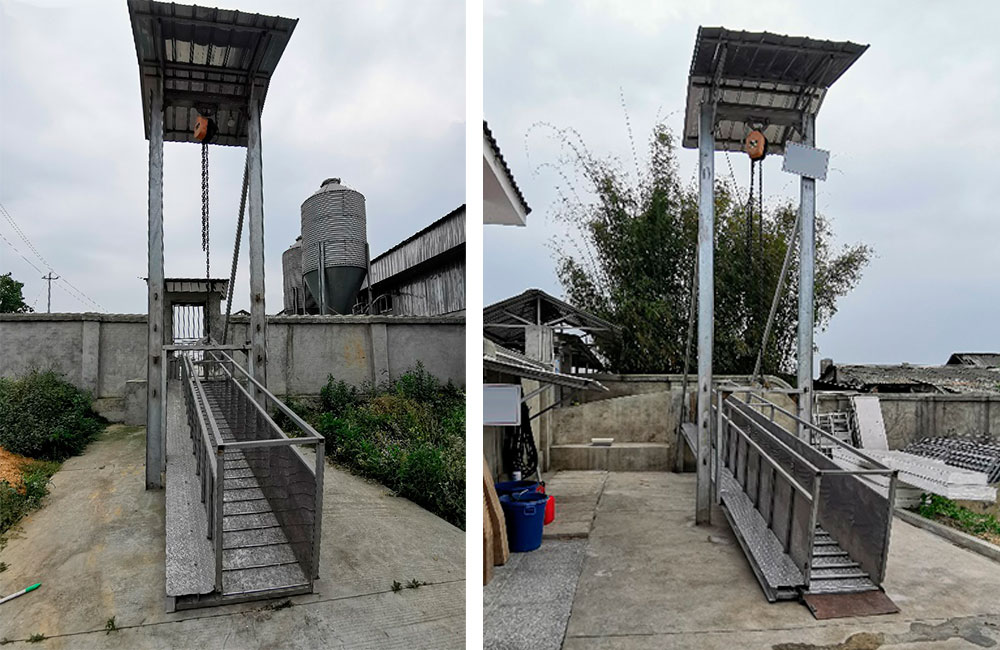 <p>Image 5. Chargeur ouvert en aluminium ouvert dans le p&eacute;rim&egrave;tre d'un &eacute;levage, avec l'aimable autorisation de DanAg Group.</p>
