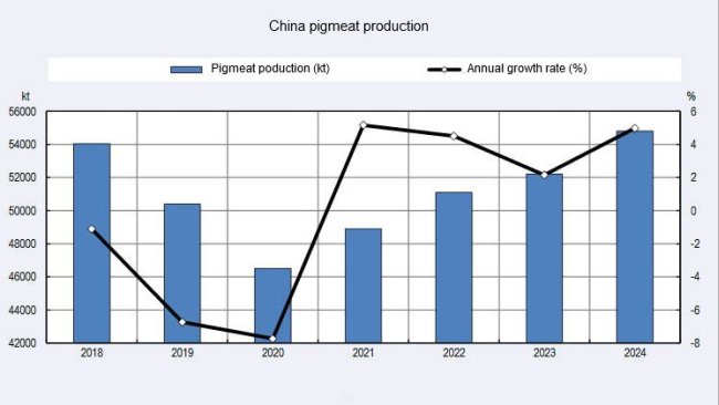 Production de viande de porc en Chine