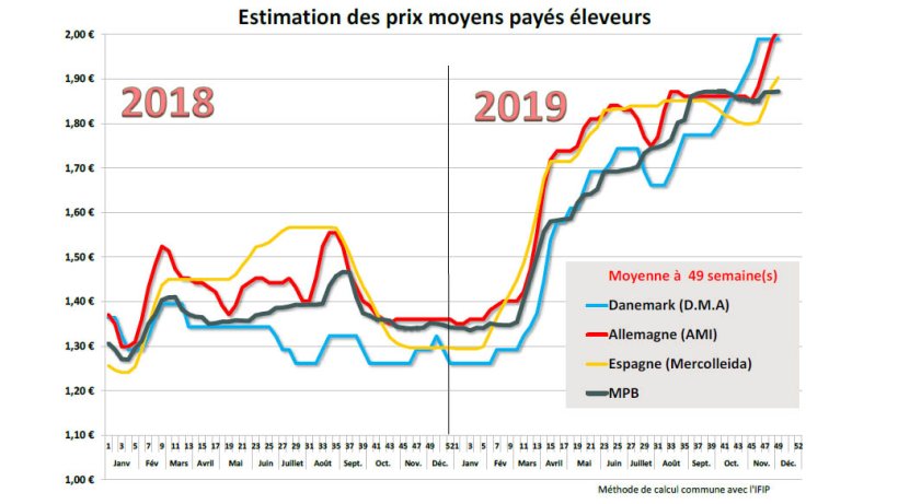 prix porcs marché breton