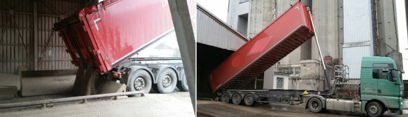 <p>Image 1. Exemple de r&eacute;ception d'ingr&eacute;dients en vrac avec un potentiel de contamination minimal. Europe</p>
