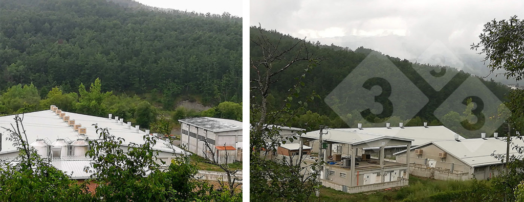 <p>Figure 1. Vue ext&eacute;rieure de l'&eacute;levage.</p>
