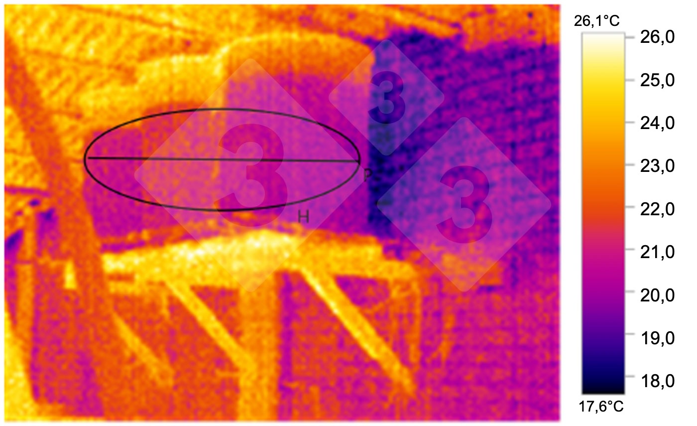 <p>Figure 3 : THERMOGRAPHIE : r&eacute;servoirs d'eau pour les traitement en engraissement. Source : Marco et Collell sl. avec cam&eacute;ra thermographique test 880-2.</p>
