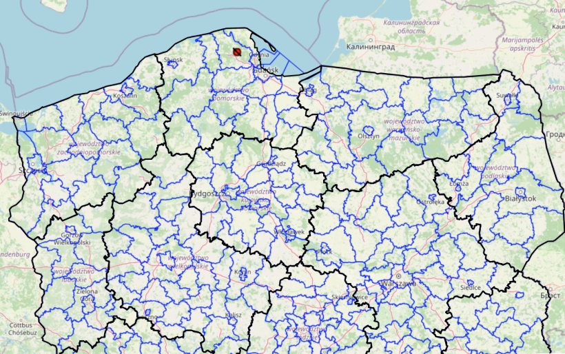 Pierwsze ognisko ASF u świń w 2025. Źródło: Główny Inspektorat Weterynaryjny