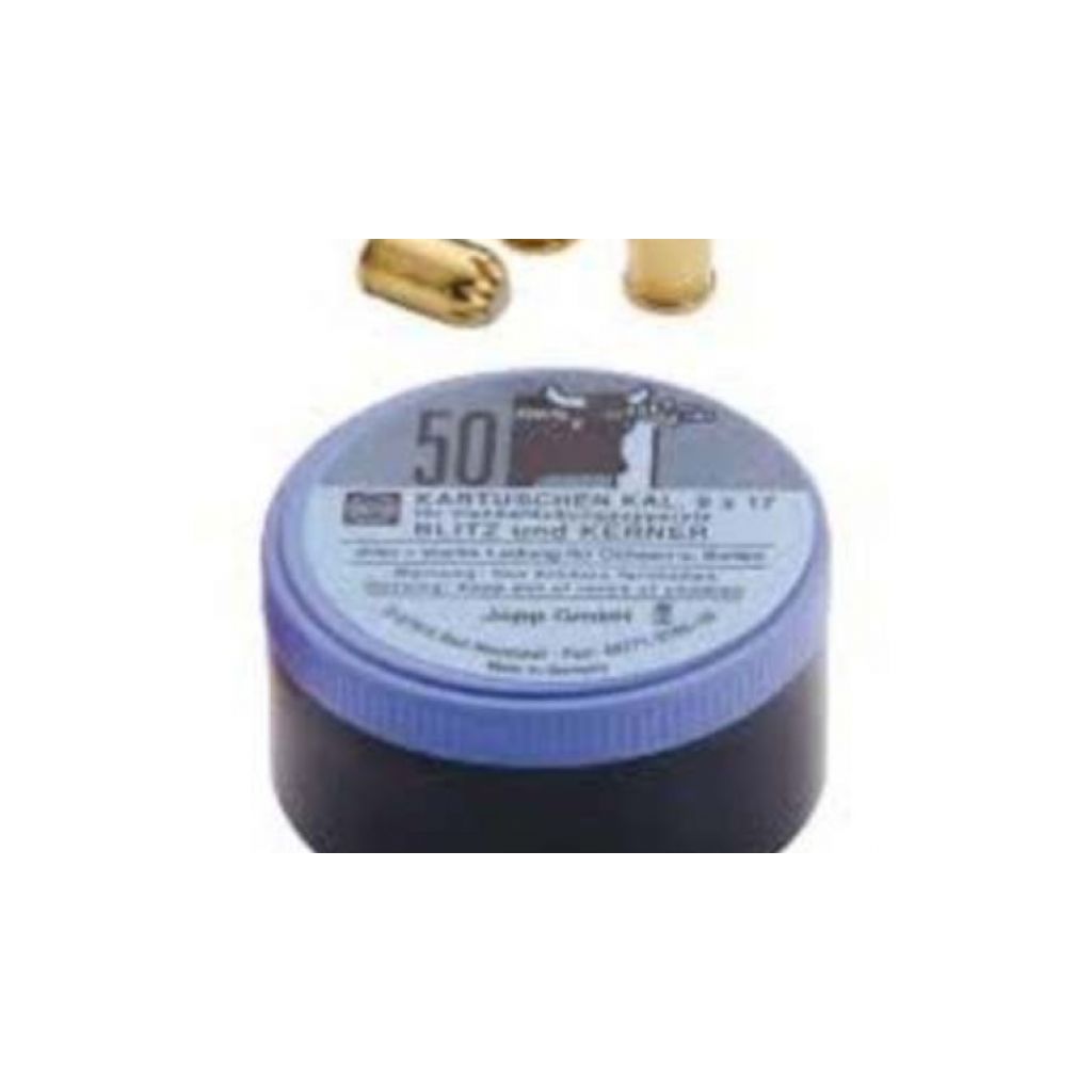 Blitz-Kerner pistolet prochowy nabój niebieski ciężki zwierzęta