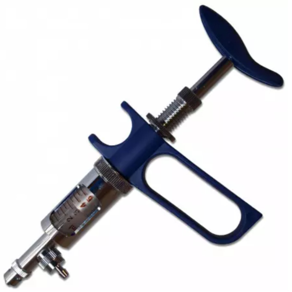 Siringa Socorex da 5 ml con tubo e ago di aspirazione, graduazioni da 0,5 ml