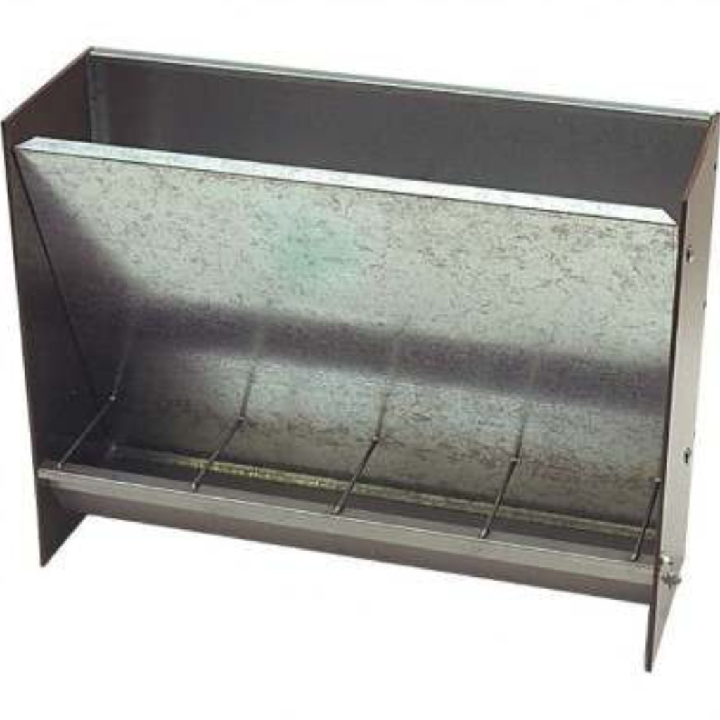 Mangiatoia per suinetti in acciaio inox a 4 scomparti