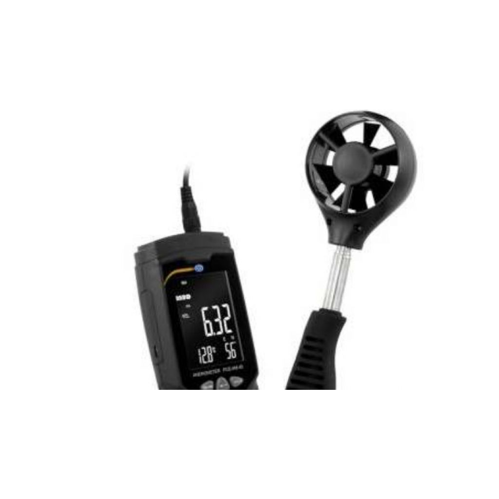 Wielofunkcyjny rejestrator danych PCE: prędkość wiatru, temperatura, wilgotność