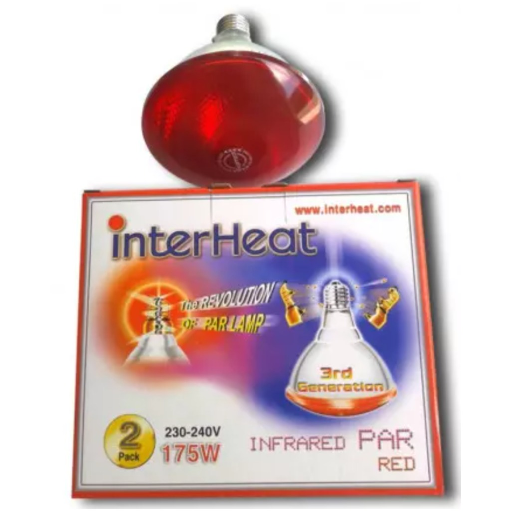 Żarówka PAR Interheat Red 175W 2 szt.