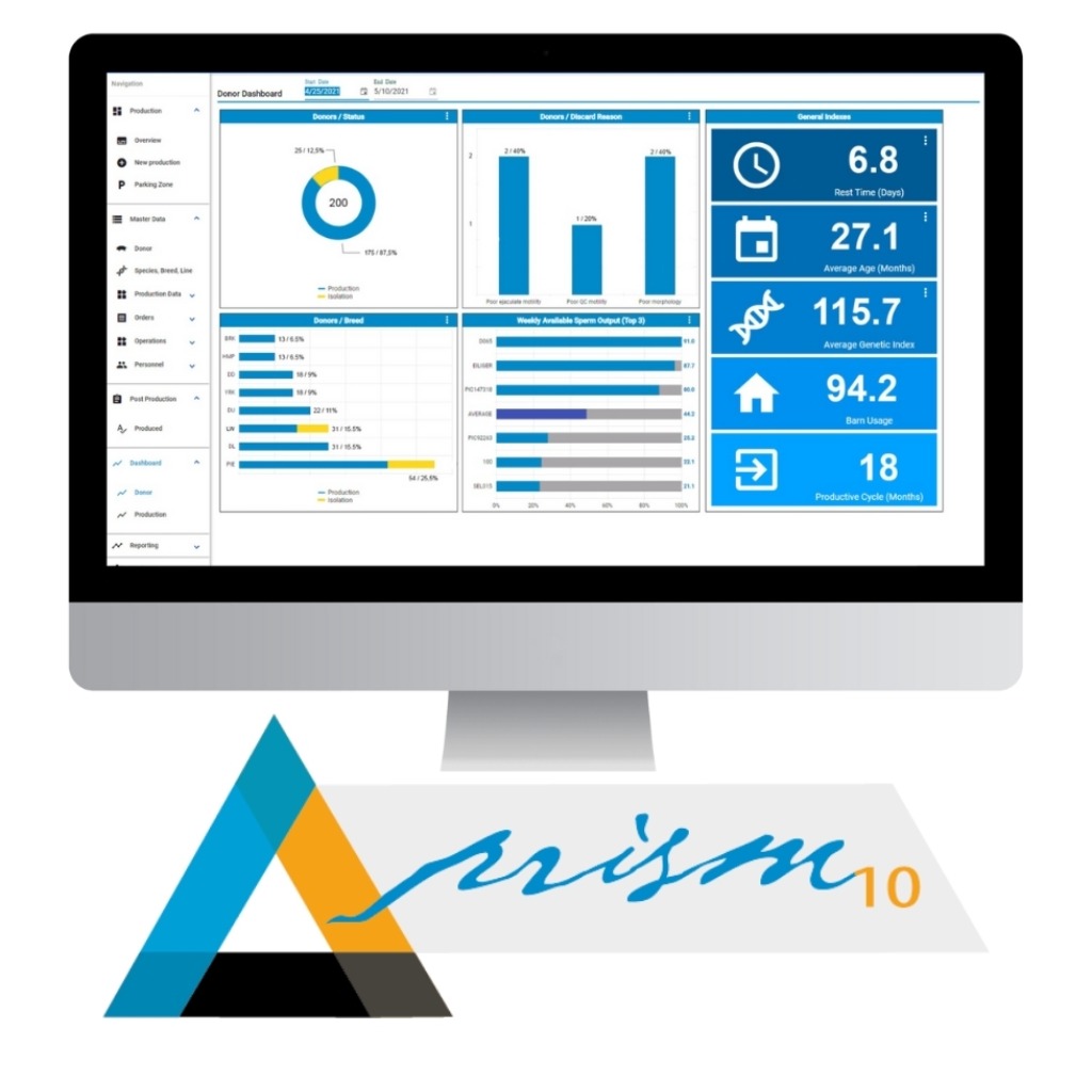 Prism10, software para gestión de centros de inseminación porcina