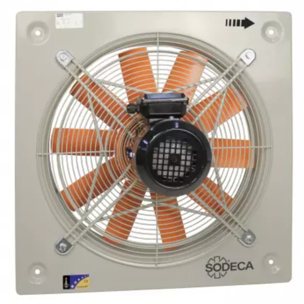 Sodeca HC single-phase helical wall-mounted fan