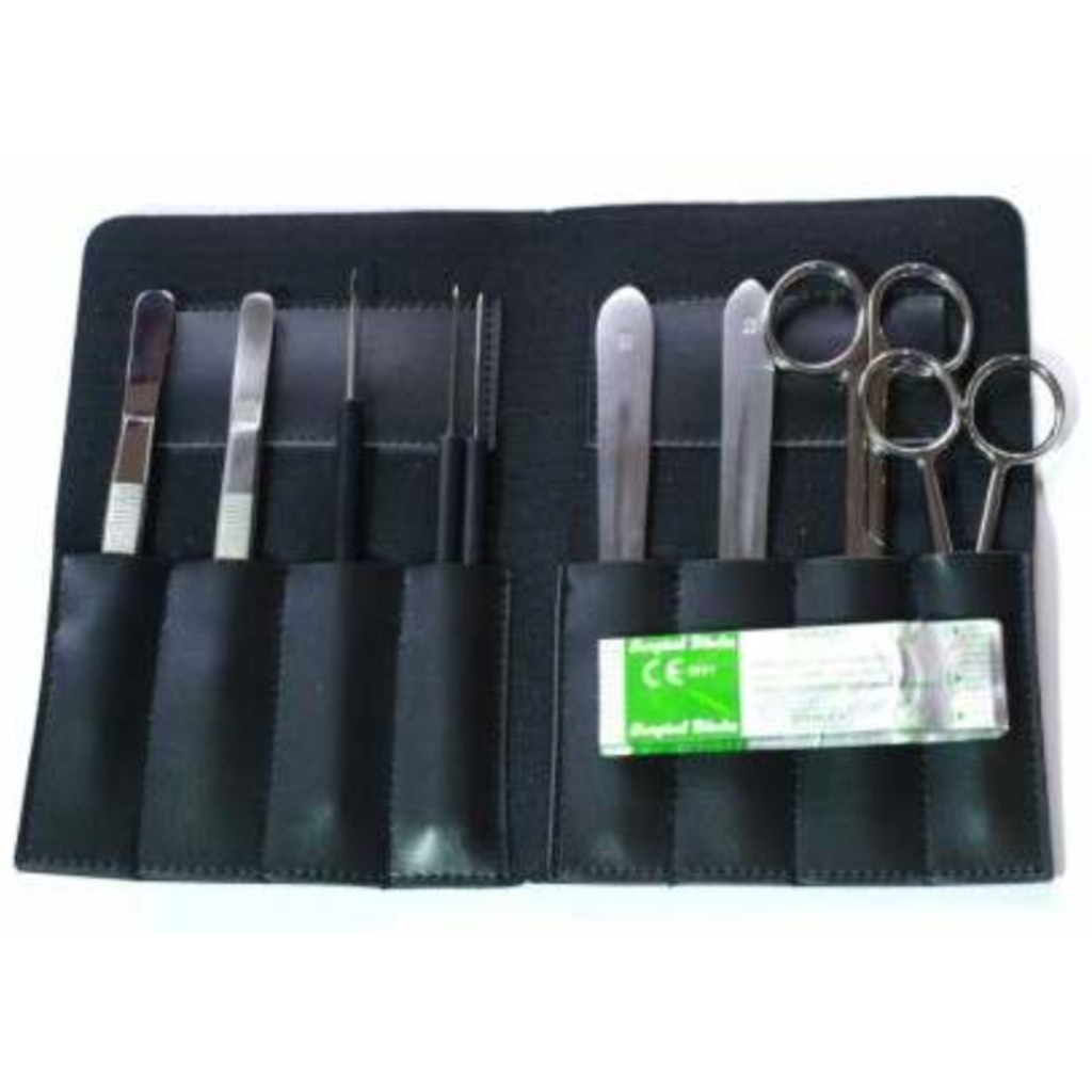 Zestaw do sekcji zwłok składający się z 10 instrumentów