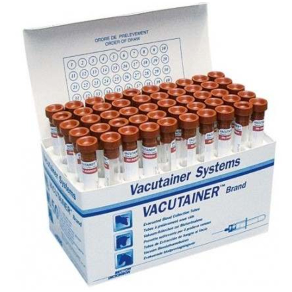 Probówki Vacutainer: probówki 5 ml, 40 sztuk