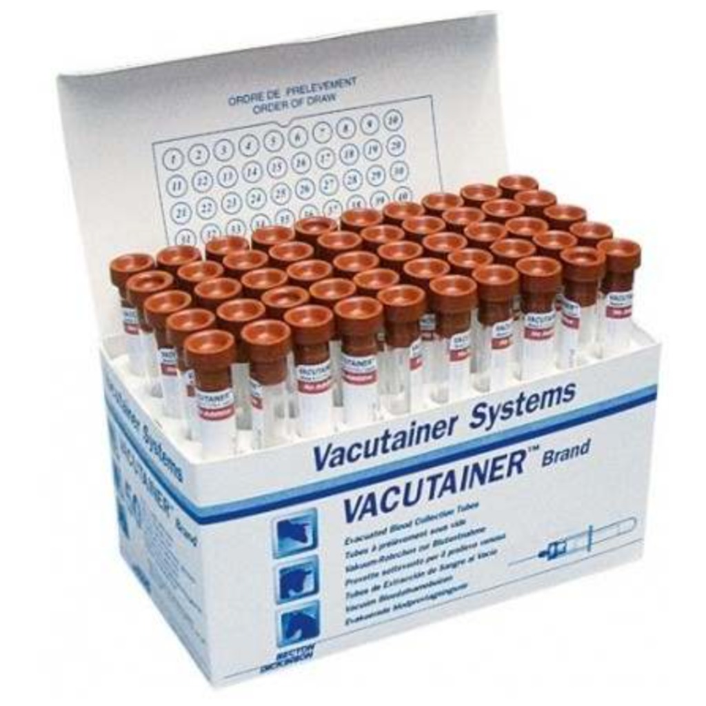 Probówki Vacutainer 5 ml 40 jednostek
