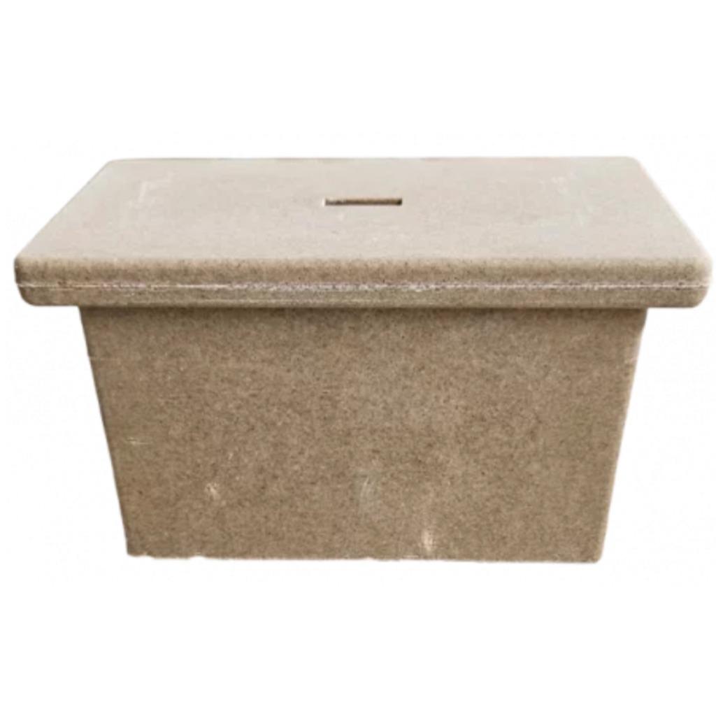 Bouchon en polymère pour le nettoyage des caillebotis en plastique des cages de mise bas