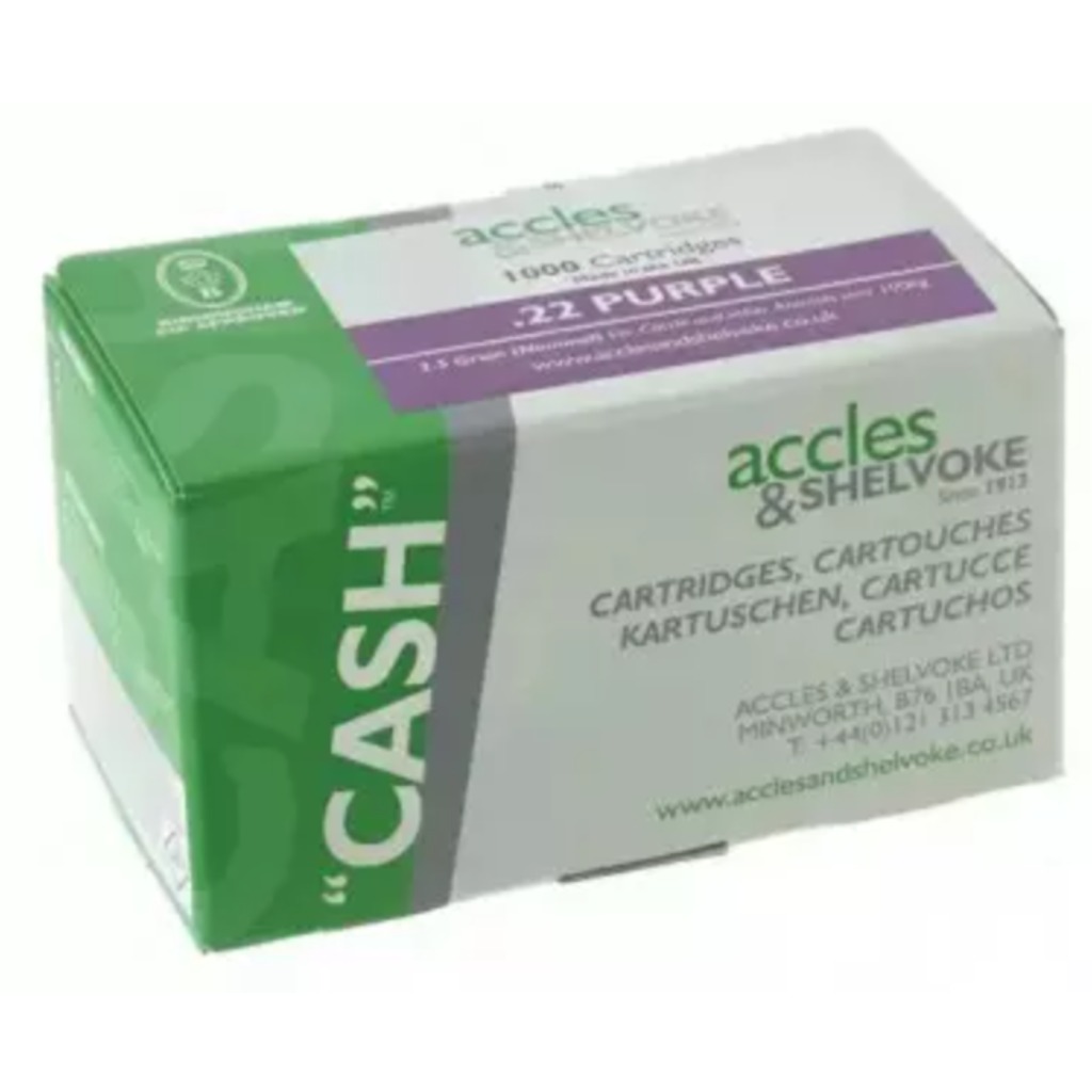 Nabój paraliżujący CASH kal. .22 - fioletowy